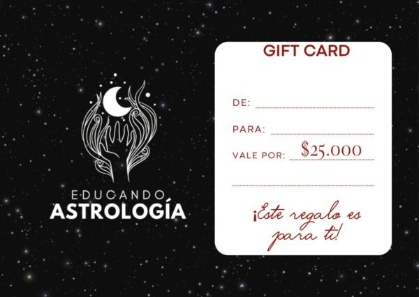 GIFT CARD - Carta Natal